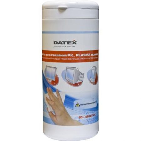 Салфетки DATEX for TFT/PDA/LCD tub-50x50-pack (5835R)