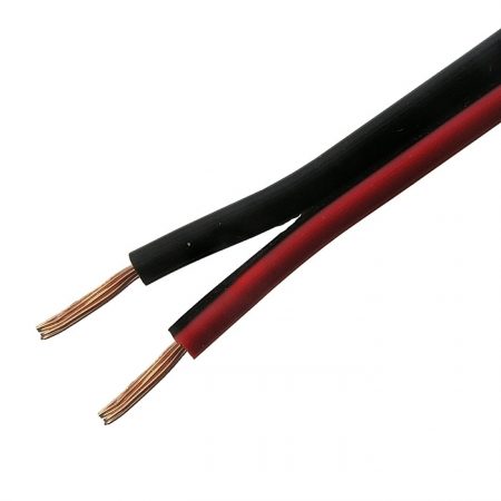 Акустический кабель RUICHI, 2x0.35, CU+CCA, красно-чёрный