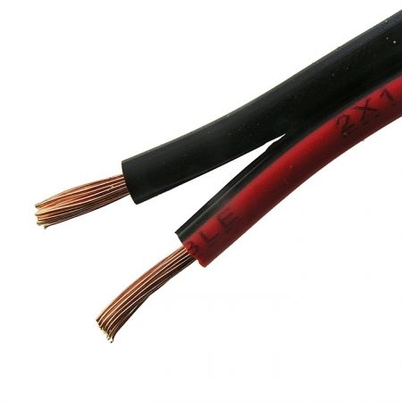 Акустический кабель RUICHI, 2x1.00, CU+CCA, красно-чёрный