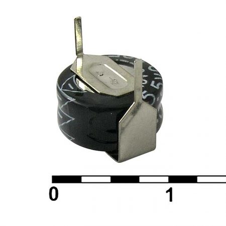 Ионистор RUICHI 5R5D9F22H, 0.22 ёмкость, 5.5 В