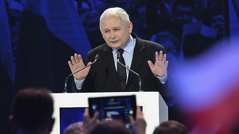 Качиньский раскритиковал Германию за позицию по Украине и России