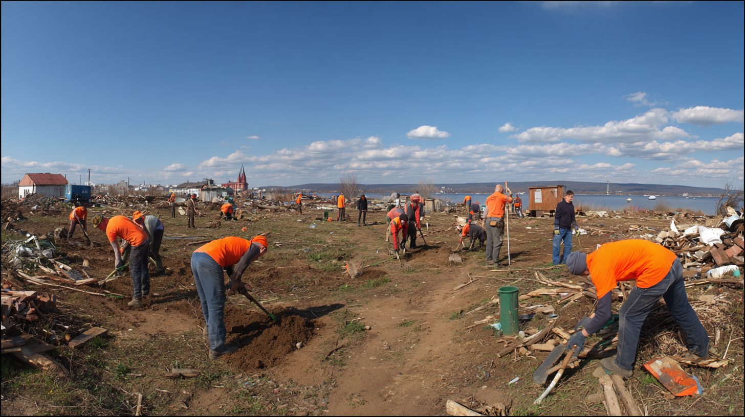 Разметка и очистка участка для монтажа забора в Самаре
